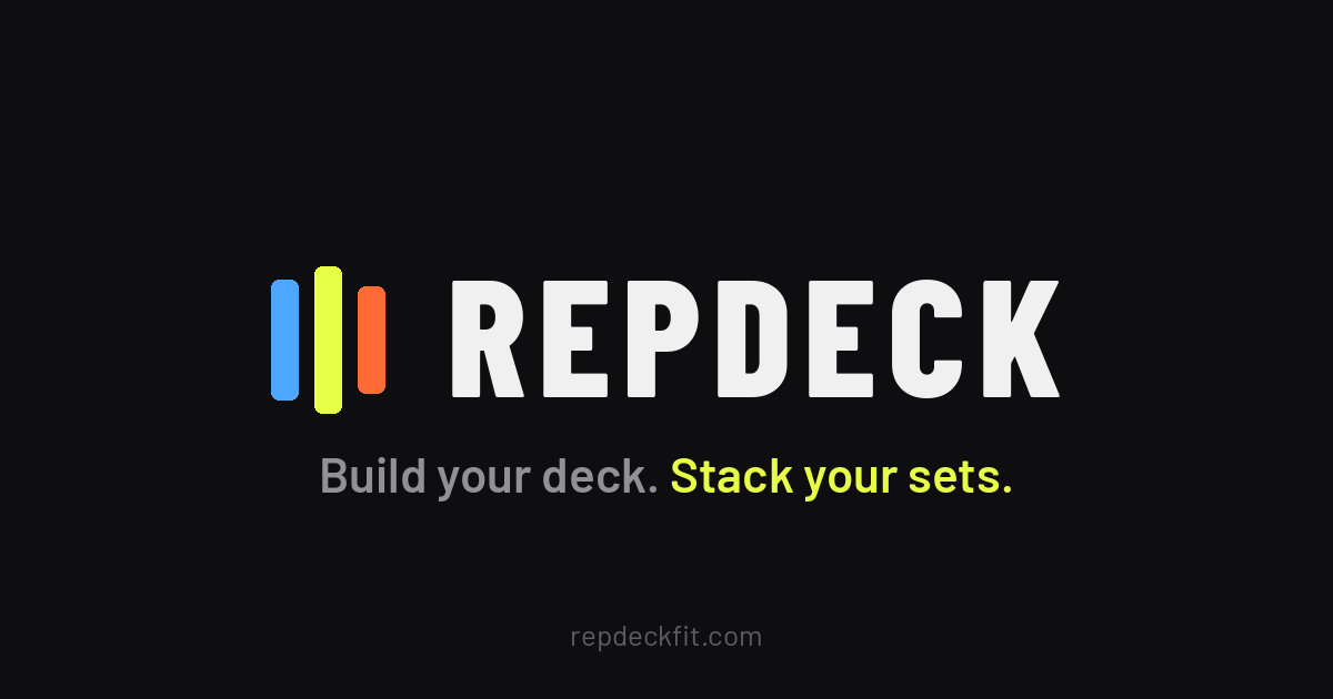 RepDeck social share card